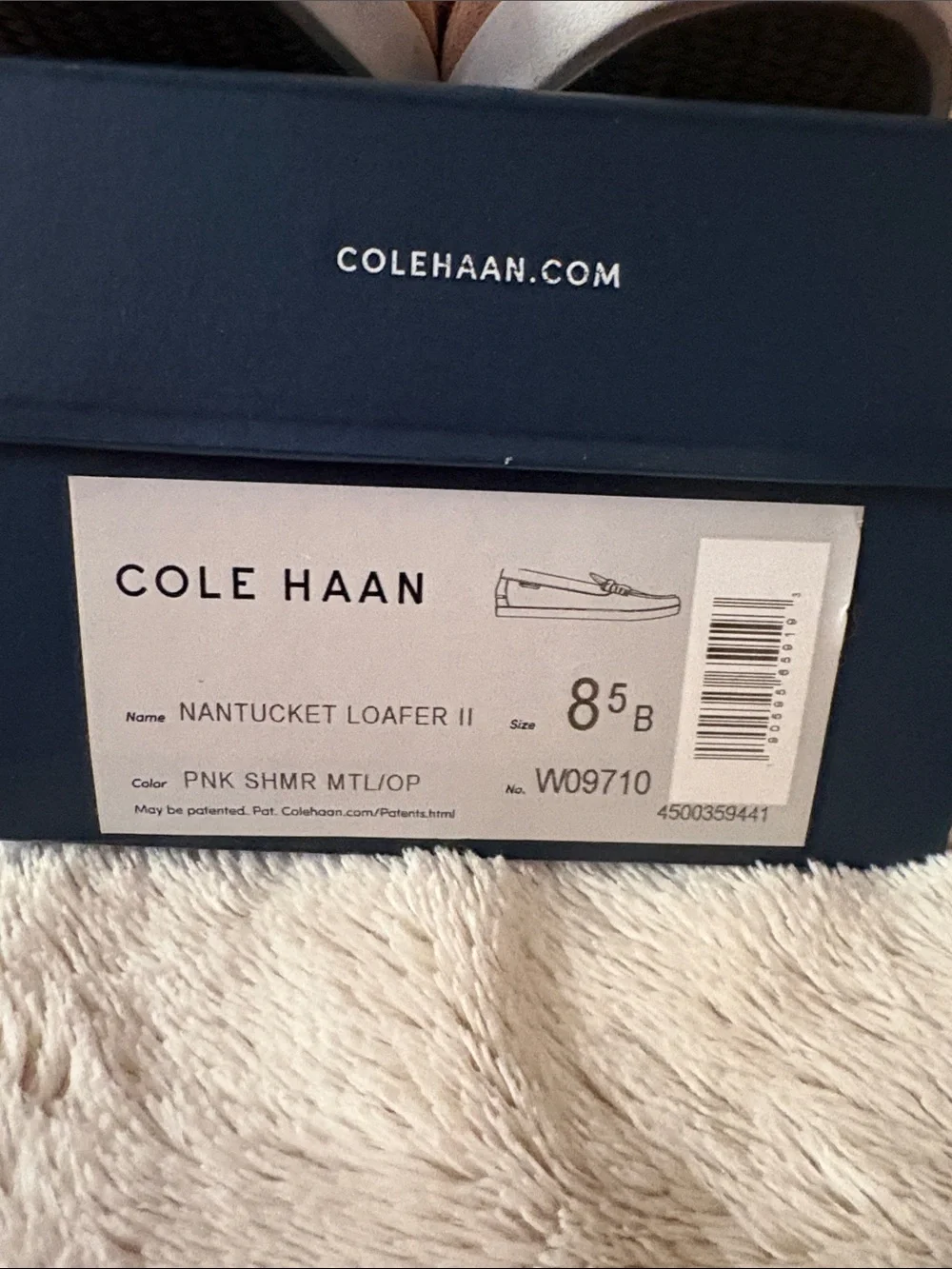 Cole Haan Metallic Rose Penny Loafers